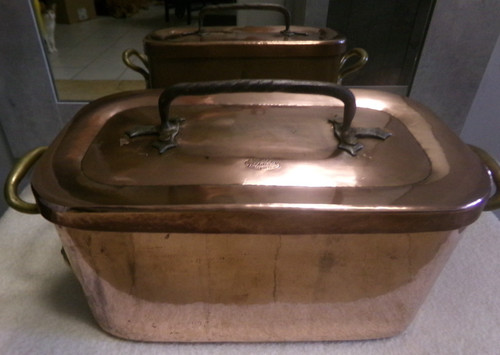 Daubière braisère cuivre - en,