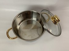 Petite casserole en inox - 17cm diamètre - tous feu dont induction - Impeccable