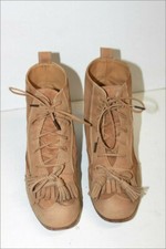 COMPTOIR DES COTONNIERS Bottines Boots à Lacets Daim  Marron Clair T 36 BE