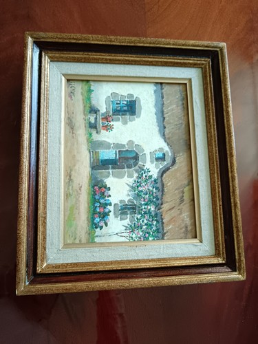 Tableau peinture signé uchay - peinture,