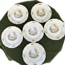 Lot 6 assiettes plates en faïence Digoin et Sarreguemines France vieux Marseille