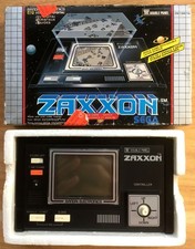 JEU ÉLECTRONIQUE LCD ZAXXON EN BOÎTE SANS NOTICE SEGA BANDAI IN COMPLET BOXED