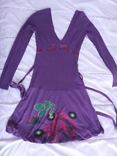 DESIGUAL robe manche longue grand décolleté taille S