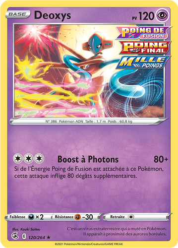 Carte pokémon deoxys - carte, 120/264