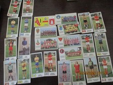 25 STICKERS  PANINI FOOT 1977 BON ETAT