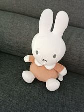 1202?Doudou Peluche lapin Rabbit blanc Corail Orange  25cm MIFFY Nijntje 