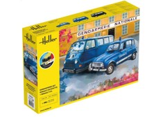 Heller Hell52325 STARTER KIT Gendarmerie Set Renault Estafette + Renault 4TL 1/2