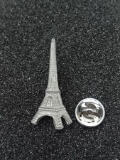 Pin's Pins Pin Enamel 51 Métal Argenté 2D France MONUMENT PARIS "Tour Eiffel"