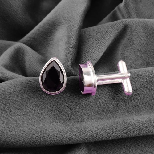 Boutons manchette argent - en,