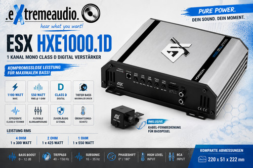 Amplificateur numérique esx - amplificateur,
