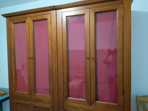 Armoire double merisier - armoire, en
