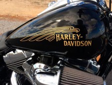 Harley davidson fuel tank gold - harley,