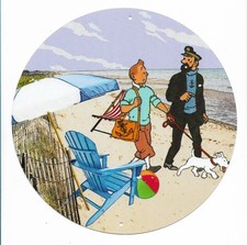 Tintin Plaque Métal