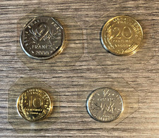 LOT DE 4 PIECES DE L'ANNÉE