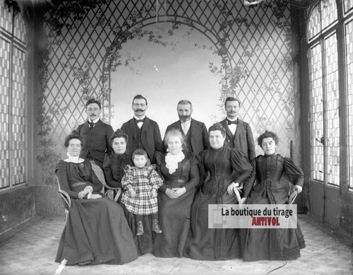 Grand portrait famille - grand, de