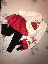 Dollie & Me Girls Red Holiday