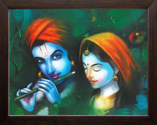 Radha krishna art - radha,