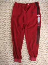 Pantalon Adidas One World 80'S Rouge Velour Survetement vintage - 180