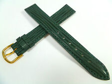 15 mm BRACELET DE MONTRE VERT