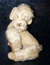 14" Antique STEIFF MOHAIR DOG