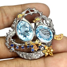 925 Argent Sterling Broche