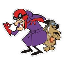 Sticker Satanas et diabolo les fous du volant