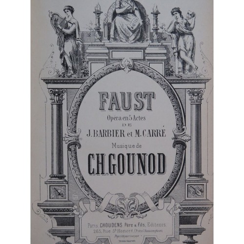 Gounod charles faust opéra - gounod,