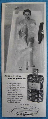 Publicité papier eau de - eau,