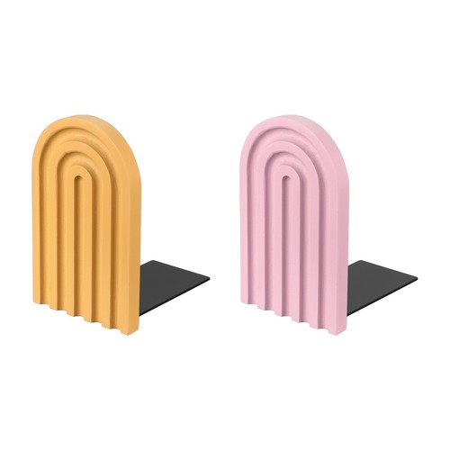 2pcs supports livres arc bois - livres,
