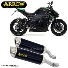 Pot échappement KAWASAKI Z 1000 2017 2018 ARROW ALU Noir THUNDER