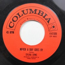50S 60S 45 Sylvia Symas - Jamais A Day Goes Par / Grand Tree Grand Sur Columia