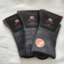 3 Paire Chaussettes Femmes Extra Large Sensible Bordure Douce Diabétique Gris 39