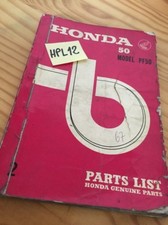Honda PF50 PF 50 parts list
