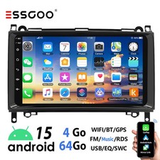 64G Android 15 Autoradio Carplay GPS Navi Pour Mercedes W169 W245 Vito W639 W906