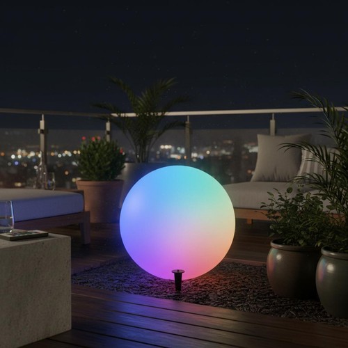 Boule lumineuse solaire - boule,