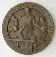 MEDAILLE CAISSE D'EPARGNE DE