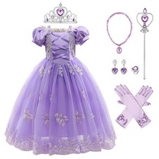 Filles raiponce costume - raiponce,