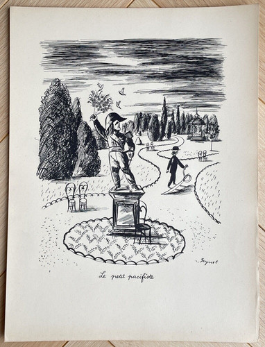 Peynet gravure humoristique - peynet,