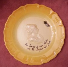 SUPERBE ASSIETTE PARLANTE A