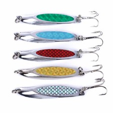 5pcs Leurre de pêche Cuillier