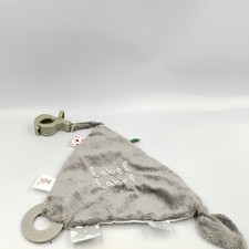 Doudou plat triangle gris