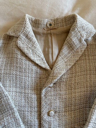 Veste tweed écrou mixte - tweed,