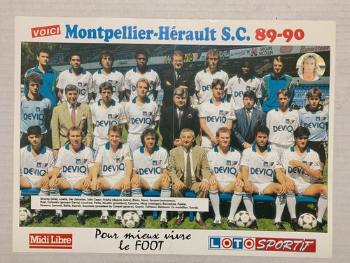 Poster equipe montpellier - poster,