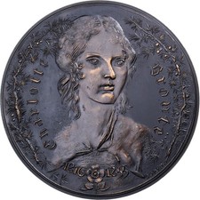 France, Médaille, Charlotte Brontë, Bronze, SPL, Corbin