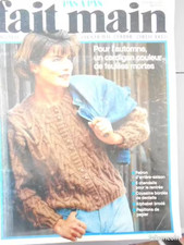 Catalogue Tricot Fait Main Pas À Pas N° 9 Septembre 1987