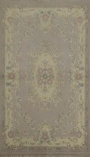 Tapis Chinois Pékinois En Laine Fait Main 4x6 Avec Détails Ornementaux