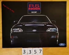 FORD ESCORT RS 2000 Prospectus