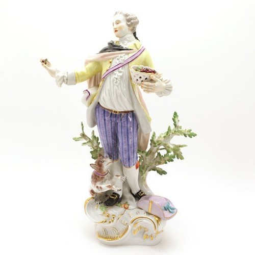 Figurine meissen shepherd male - figurine,
