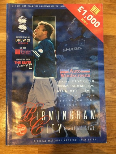 Programme football birmingham - football,