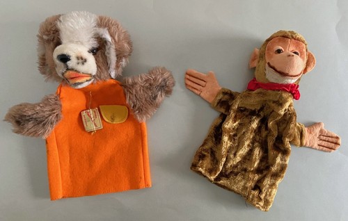 Marionnette singe ourson - et,
